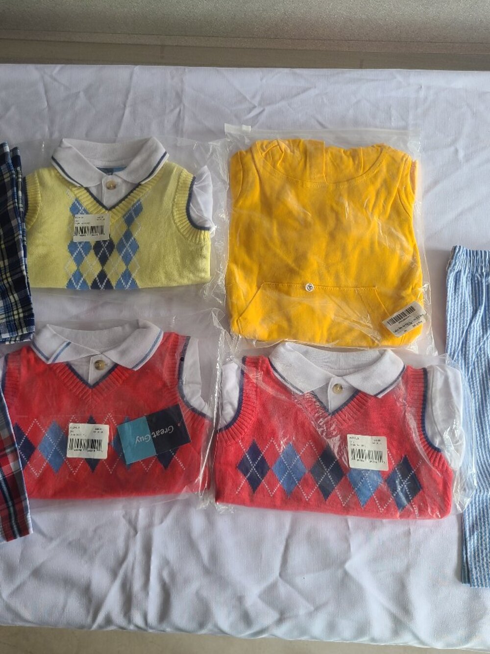 Baby Boy Clothes Lot 12pc 12M Outfit Bundle 4 Pant Sets NWT